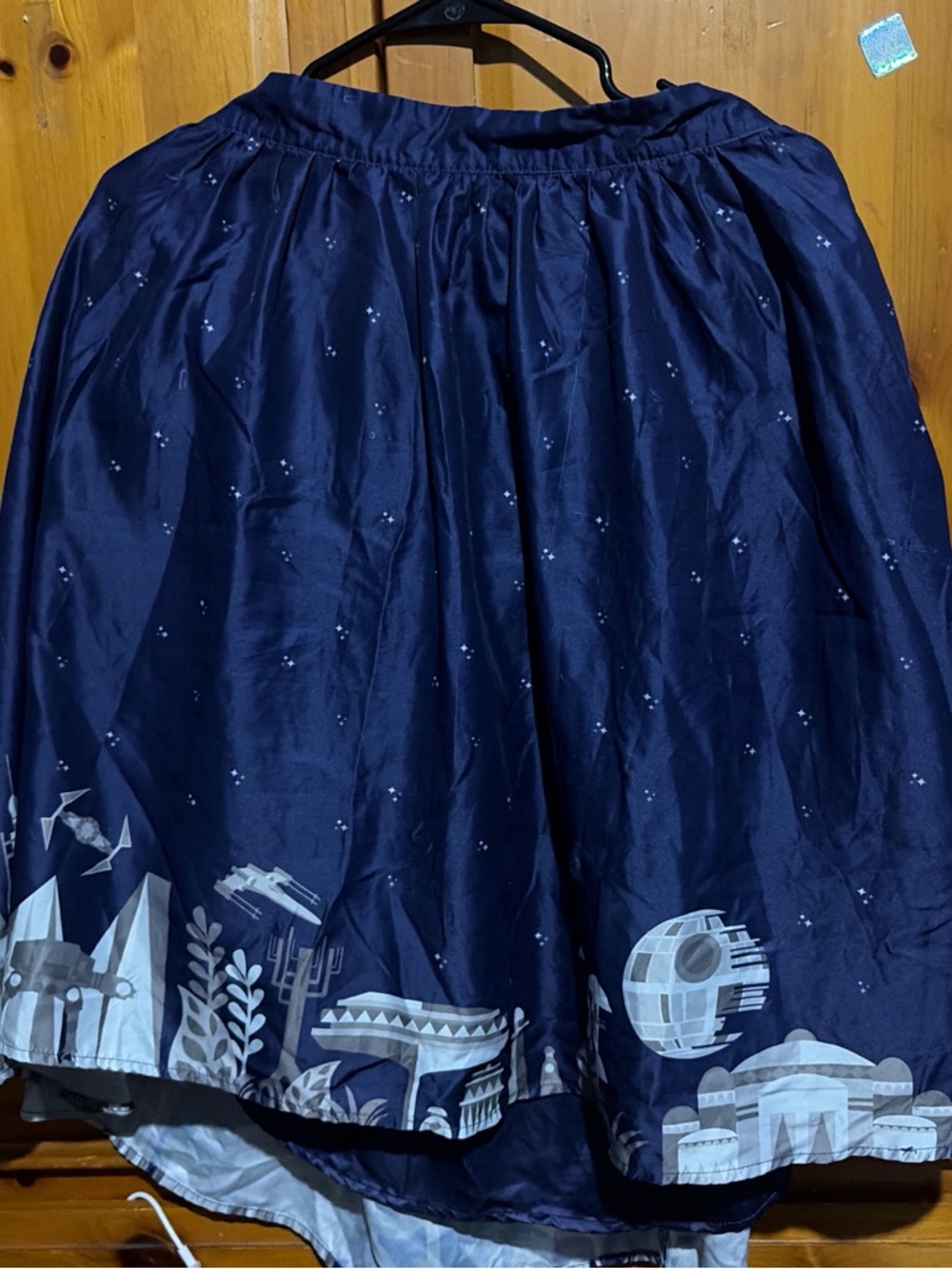 Her Universe Navy Blue Star Wars Border Print Skirt